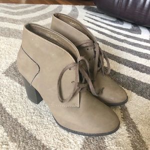 Nude booties